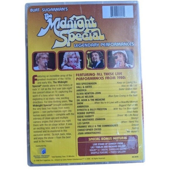 The Midnight Special Willie Nelson Olivia Newton John Bonus 1980 Burt Sugarman - Picture 2 of 4